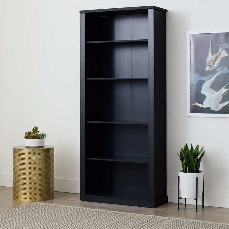 Black bookcase sales walmart