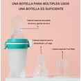 thumbnail image 2 of Chupón Alimentador Fruta Y Biberón Cuchara Para Papilla Modelo Azul, 2 of 4