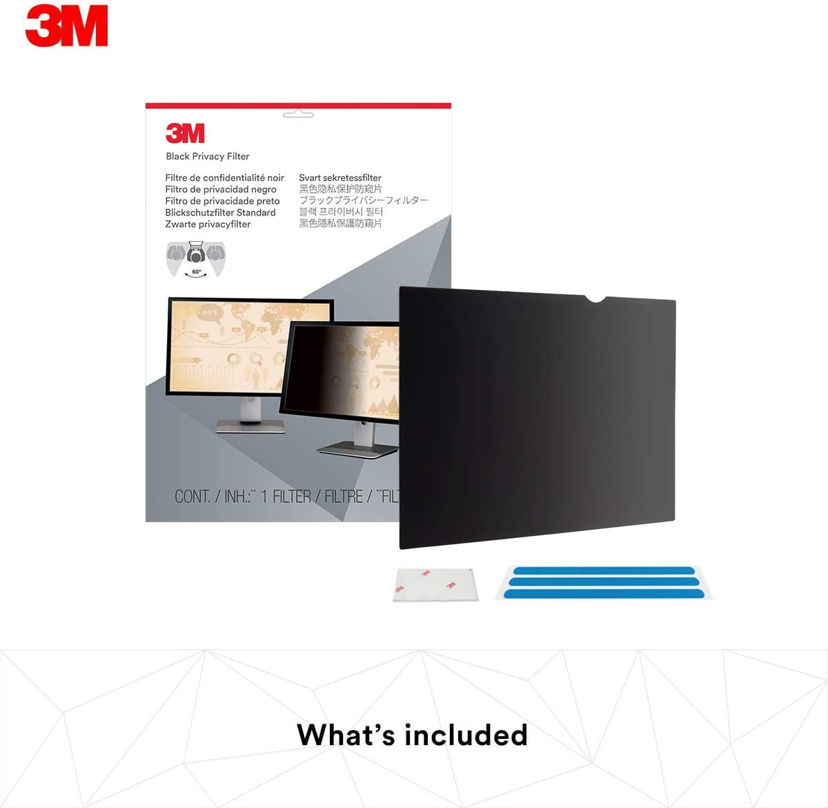 3M Privacy Filter For 27" 169 Full Screen Monitor