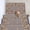 Gray, variant on Stair Treads Fleur De Lis Floral Design Machine Washable Non Slip Backing, 8.5''X26''