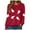 A28_Red, variant on Towmus Halloween Plus Size Sweatshirts for Women Cute Ghost Casual Long Sleeve Embroidered Fall Pullover Sweatshirt