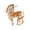 Yellow, variant on 7829 Portable Horse Pin Comfortable Wear Jewelry With Polished Finish for Daily Wear