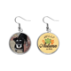 thumbnail image 1 of Black Dog Pet Animal linda foto Pendiente del lóbulo de la joyería del pendiente de la hoja del otoño Unbranded M, 1 of 3
