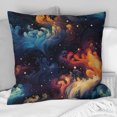 thumbnail image 1 of Designart "Cosmic Aura Camo IV" Abstract Throw Pillow - Modern Pillow For Couch - Insert And Pillows Covers For Living Room Decor, 1 of 5