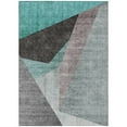 thumbnail image 2 of Addison Rugs Chantille Indoor/Outdoor Transitional Art Deco Teal Washable Rectangle Rug, 3' x 5', 2 of 6
