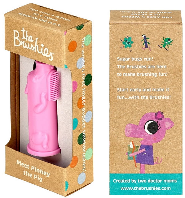 Baby and toddler toothbrush - Pinkey the Pig!