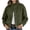 Army Green-1, variant on Women's Faux Suede Jackets Cropped Zip Up Coats Fall Bomber Jacket