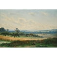 thumbnail image 3 of Alexandre Ségé 24x17 Black Modern Framed Museum Art Print Titled - La Vallee De Courtry (Seine-Et-Marne) (ca 1879), 3 of 5
