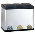thumbnail image 1 of Organize It All Stainless Steel Recycling Bin  4903, 1 of 5