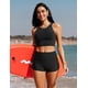 thumbnail image 3 of Shorts de baño CRZ YOGA tiro alto 6 cm secado rápido negro XS, 3 of 5