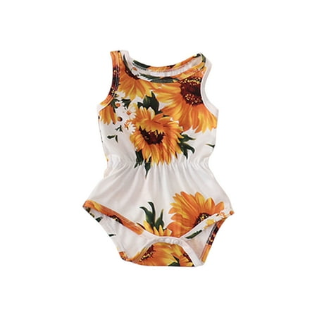 

IROINNID Sleeveless Suspender Jumpsuit For Women Short Sunflower Clothes Mother Daughter Sling Jumpsuit