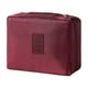thumbnail image 1 of Neceser organizador de maquillaje, estuche de aseo impermeable con asa, bolsa de viaje portátil para cosméticos, artículos de aseo, cuidado personal, hogar, baño, uso al aire libre., 1 of 9