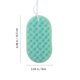 thumbnail image 5 of GOOHOCHY 3 esponjas de baño para exfoliar el cuerpo, limpias y exfoliantes, con cuerda para colgar, para mujeres y hombres., 5 of 8