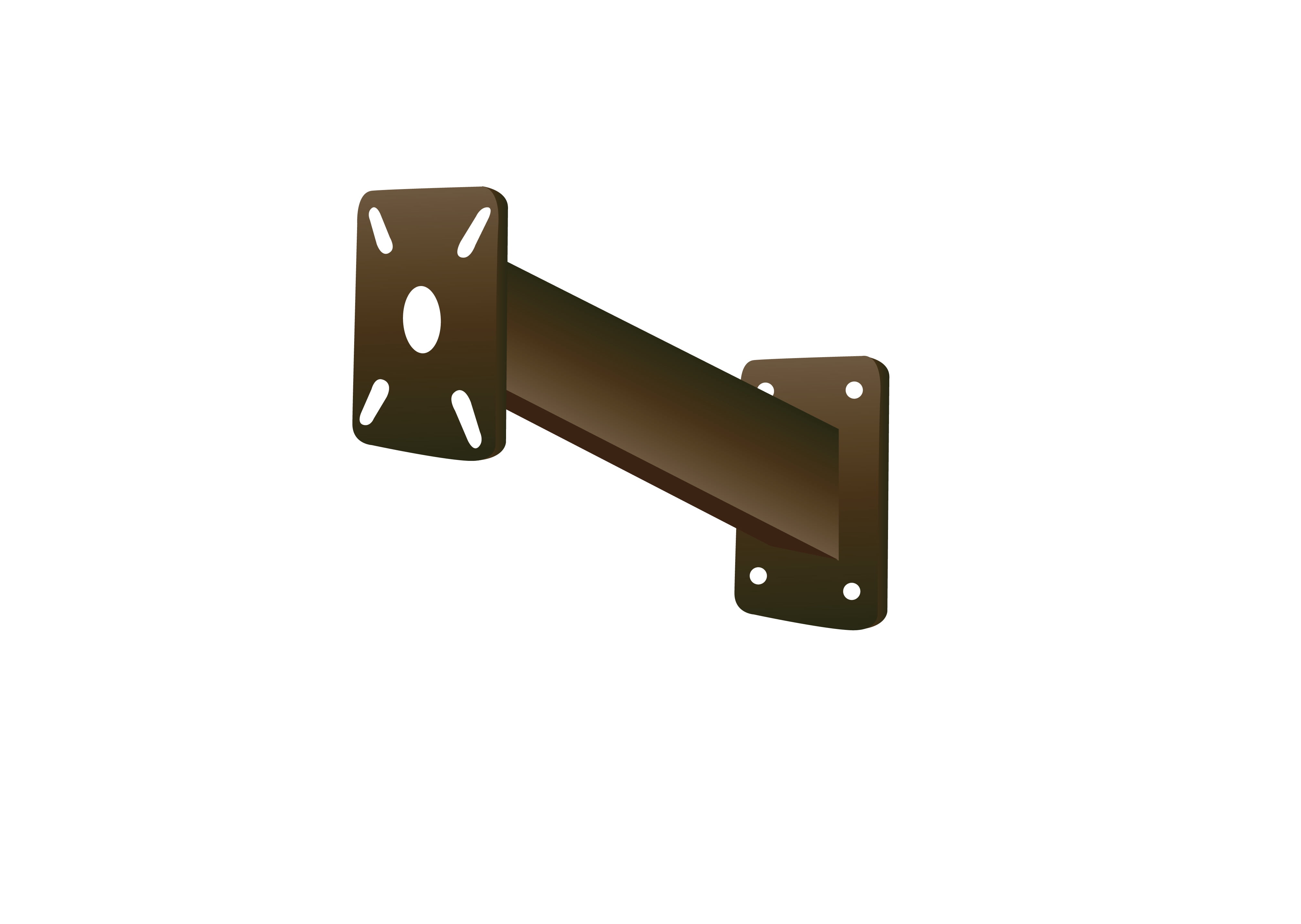 Gooseneck Universal Aluminum Pedestal Pad Mount Post Gate Entry Bronze ...