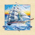 thumbnail image 1 of 5D Bricolaje Taladro Parcial Diamante Pintura Cgtredaw Velero Del Arte Artesanal, 1 of 9