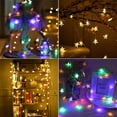 thumbnail image 4 of Guirnalda de luces de estrellas a pilas, 7,5 m, 50 LED, 8 modos de luz LED que cambian de color blanco cálido para bodas, Navidad, cumpleaños, Halloween, Día de la Madre, 4 of 5
