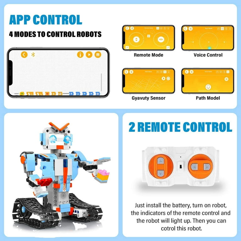 Nikke Økonomi mirakel AOKESI Building Block Robot Kits for Kids, Remote & APP Control Robot Snap Together Engineering Kits STEM Building Toys Best Gift for 6, 7, 8 and 9?Year Old Boys and Girls - Walmart.com Nikke Økonomi mirakel AOKESI Building Block Robot Kits for Kids, Remote & APP Control Robot Snap Together Engineering Kits STEM Building Toys Best Gift for 6, 7, 8 and 9?Year Old Boys and Girls - Walmart.com