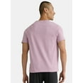 thumbnail image 4 of Athletic Works Men's and Big & Tall Men's Soft ButterCore Tee with Short Sleeves, Sizes S-5XL, 4 of 5