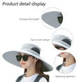 thumbnail image 3 of Sombrero Visera para el sol para hombre Sombrero de pescador Sombrero grande Protector solar UV Sombrero de pescador Sombrero para el sol de verano, 3 of 5