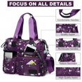 thumbnail image 3 of Bolsa YouUo para mujer, de nailon resistente al agua, color morado, 3 of 6
