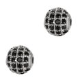 thumbnail image 4 of Qarigey de cuentas, para el tobillo, espaciador de cuentas decorativas, fabricación de joyas DIY, encontrar artesanía hecha a Plata Negro 8mm 2piezas, 4 of 6