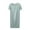 Army Green, variant on Diufon Women's Soft Pajamas Dress Summer Thin Short Sleeve Crewneck Nightgowns Casual Plus Size Sleepwear