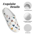 thumbnail image 5 of Lsque Various Rooster Pattern Womens Comfort Cotton on Scuff With Memory Foam and Anti-skid Sole Slipper-40/41, 5 of 7