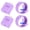 Purple, variant on USB C Charger 2 Pack, 45W Super Fast Charging Dual Port Type C Wall Block with 10FT Long USB-C Cord for iPhone 17/16/15/Pro, Galaxy S26/S25, iPad AirPods