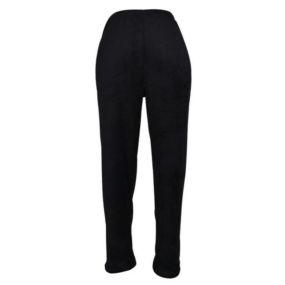 North 15 Girl's Super Cozy Fleece Pajama Bottom Lounge Pants-L1425G-Black-7