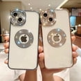 thumbnail image 2 of Compatible with iPhone Case,Luxury Glitter Bling Sparkly Diamond Rhinestone Bumper Camera Lens Protection Transparent Clear Soft Shockproof Cover Phone Case (Blue, iPhone 15 Plus), 2 of 12