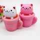 thumbnail image 1 of Cute Cat Cup Squeeze Toys Soft Pink Slow Rebound Coffee Cup Simulation Model Pressure Children Release Scented Toy Xmas Gift heqiyong LED, 1 of 2