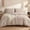 Beige, variant on MARNUR 7 Piece Comforter Set Twin XL, Boho Tufted Bed in a Bag Prewashed Cotton-Like Soft Bedding Set with Comforter, Sheets, Pillowcases & Shams, Silver Grey