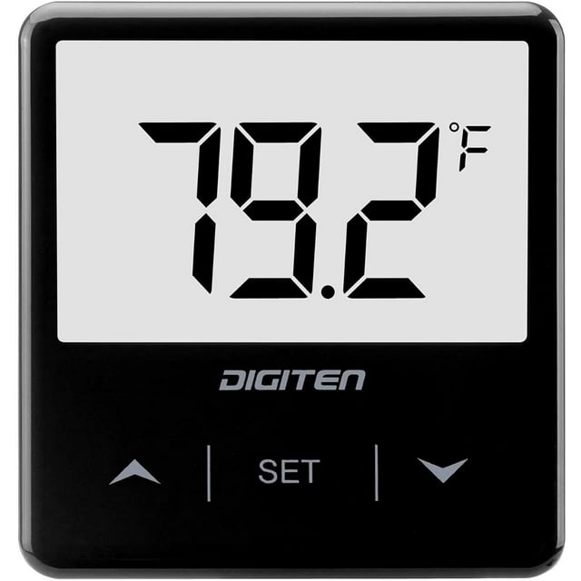 Aquarium Thermometer, Fish Tank Thermometer with Large LCD Display, Stickon Tank Temp Sensor