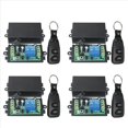 thumbnail image 1 of 4X Dc 12V 10A 1Ch Control Remoto Inalambrico System Receptor Transmisor 2 Botones Control Remoto A Prueba de Agua 433 Mhz, 1 of 5