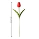 thumbnail image 4 of Bearachild Mini flor artificial, lirio único, tulipán, flor monarca, flor falsa de PU, decoración para el hogar y la Oficina, decoración para Flores artificiales rojo Bearachild HA6563-04B, 4 of 6