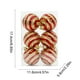 thumbnail image 2 of Eoozwa 12 Pcs Christmas Ball Ornament Glittering Hanging Xmas Balls for Tree Ornament Set Christmas Candy Cane Decorations Mini Glass Ornaments, 2 of 5