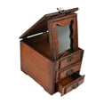 thumbnail image 4 of yotijay Wood Jewelry Box Jewelry Case Rustic Collectible Multifunctional with Mirror for, 4 of 9