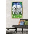 thumbnail image 2 of Keith Kimberlin - White Golden Retriever Puppies Wall Poster, 22.375" x 34", Framed, 2 of 3