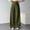 #12Army Green, variant on Byworldtasic Women's Wide Leg Pants Elastic High Waisted Casual Pants Elastic Waist Trousers