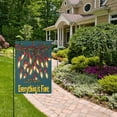 thumbnail image 2 of Yayeee Garden Flag 12" x 18" Double Sided Outdoor Yard Lawn Holiday Decorations, Red Christmas Light, 2 of 6