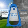 thumbnail image 3 of Pop Up Shower Camping Tent, Outdoor Privacy Camp Toilet Tent, Portable Dressing Room with Carrying Bag, Bath Bag for Camping, Hiking, 3 of 5