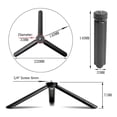 thumbnail image 2 of Lightweight Mini Desktop Tripod Aluminum Alloy Tripod Stand with 1/4 Inch Screw Wrench for DSLR ILDC Camera Camcorder Projector, 2 of 5