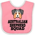 thumbnail image 3 of Inktastic Dog Australian Shepherd Squad Boys or Girls Baby Bib, 3 of 4