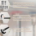 thumbnail image 4 of Faucet Wrench 9 to 17mm Carbon Steel Plumber Socket Wrench with 6 Sockets and 1 Collet Tight Spaces Tap Back Nut Wrench, 4 of 5