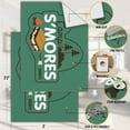 thumbnail image 2 of Ottomanson Hershey Smores Logo Machine Washable Non-Slip Rubberback 2x3 Area Rug, 2'3" x 3', Green, 2 of 7