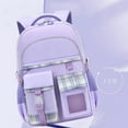thumbnail image 5 of Gmdisc School Backpack for College High Middle School Fashion Student bag, Cute Lightweight Teen Bookbag for Teens Women, Purple, 5 of 10