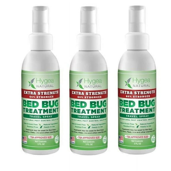 3 oz Bed Bug Treatment Travel Spray - Pack of 3