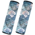 thumbnail image 2 of ALAZA Fantasy Mermaid Scale Flower Car Seat Belt Adjuster Neck Covers Shoulder Cushions Pads M, 2 of 8