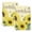 Yellow, variant on Sunflowers Kitchen Towels Set of 4, Country Spring Botanical Flowers Bee Wooden Absorbent Dish Towels for Kitchen, Microfiber Hand Towel, Quick Drying Tea Towel for Cleaning Decorative Dishcloths