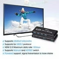 thumbnail image 4 of HDMI KVM Switch 4K@60Hz 2 Ports USB 3.0 KVM Switcher 2 in 1 out 2 PC Sharing, 4 of 6